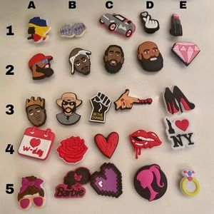 SOLD Miscellaneous Croc Jibbitz ☁️